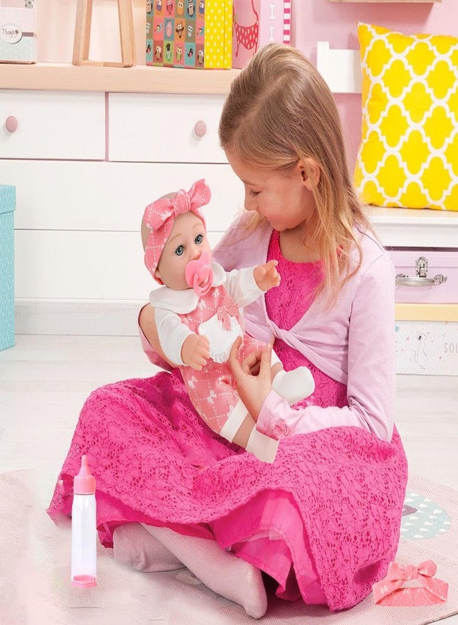 DONTNO 12'' Baby Doll in Gift Box with Clothes Accessories Playset,Pacifier,Feeding Bottle. Gift Idea for Ages 3+ - Image 5